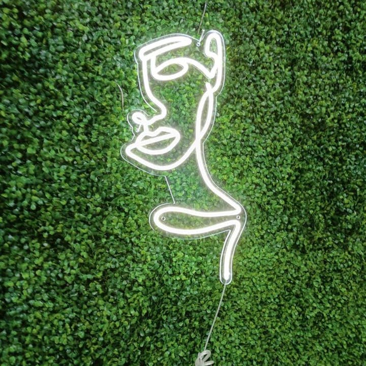 Flickans ansikte neonskylt för wholesale av CityNeon