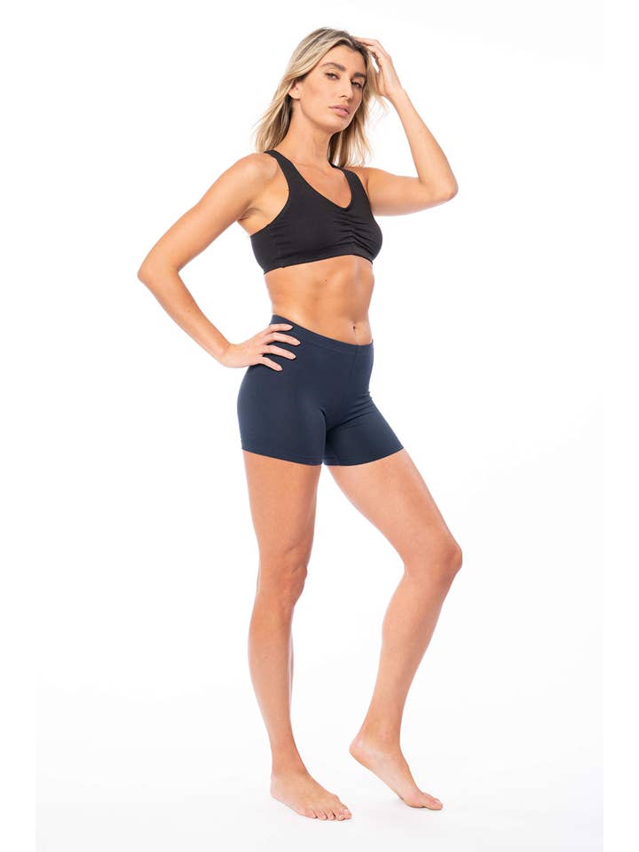 I-Wear Brands - Wholesale Underwear - Women's - 12 Pack Women's Poly-Spandex Mini Bike Short Boxer Breifs