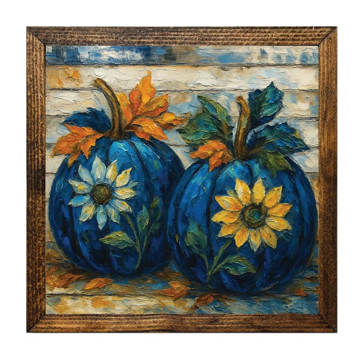 THE PUMPKIN PATCH TIMBERLAND-Blue Harvest Blooms 2 for wholesale by Jarmz Designs