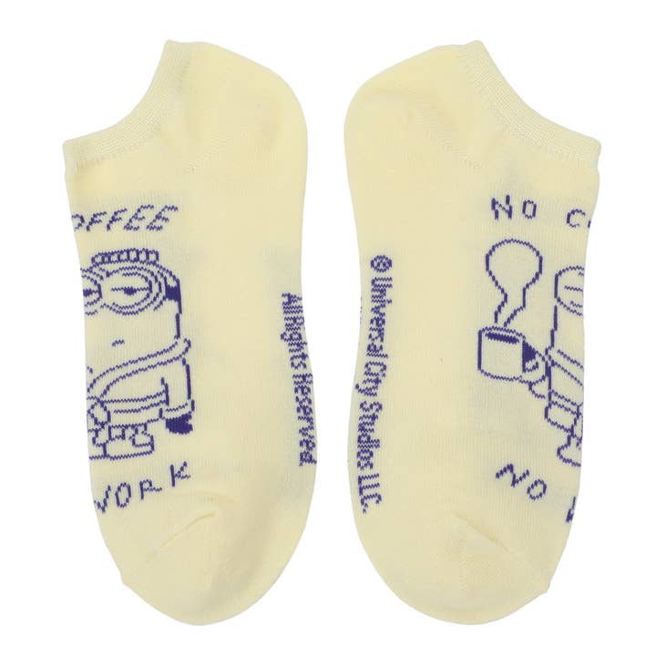 Bioworld Merchandising - Wholesale Socks - Women's - Minions Quotes 5 Pair Ankle Socks