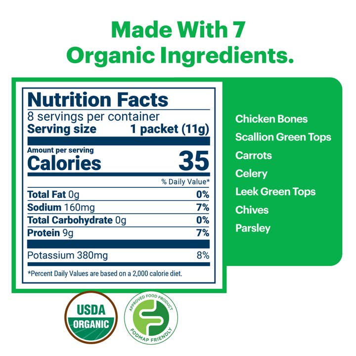 Gourmend Foods – wholesale Broth – Organic Unsalted Instant Chicken Bone Broth Powder4