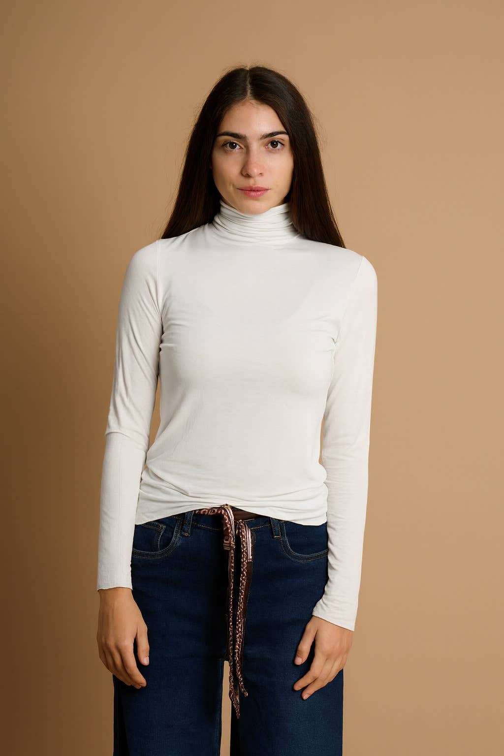 AMELÉ - Wholesale Knit Top - Women's - Turtleneck cashmere sweater5