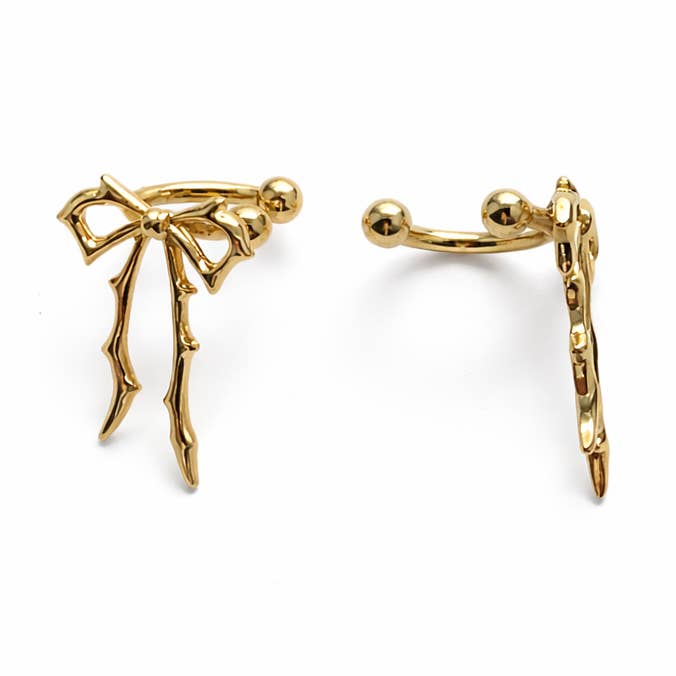 Carrie Bow Ear Cuffs for wholesale by Jagged Halo Jewelry