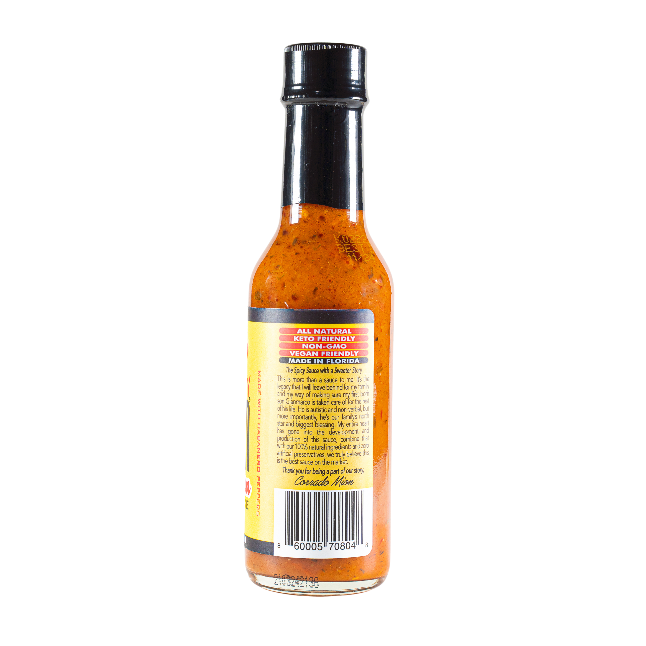 Spicy Mion Hot Sauce - Wholesale Hot Sauce - 1 Spicy Mion LOUISIANA STYLE Hot Sauce - 5 FL OZ1