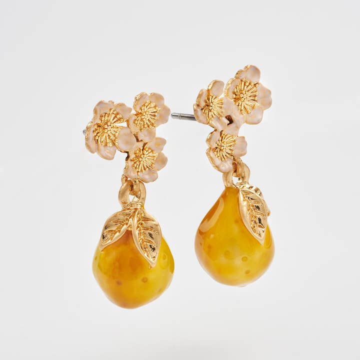 Fable England - Wholesale Dangle Earrings - Golden Pear Drop Gold Earrings3