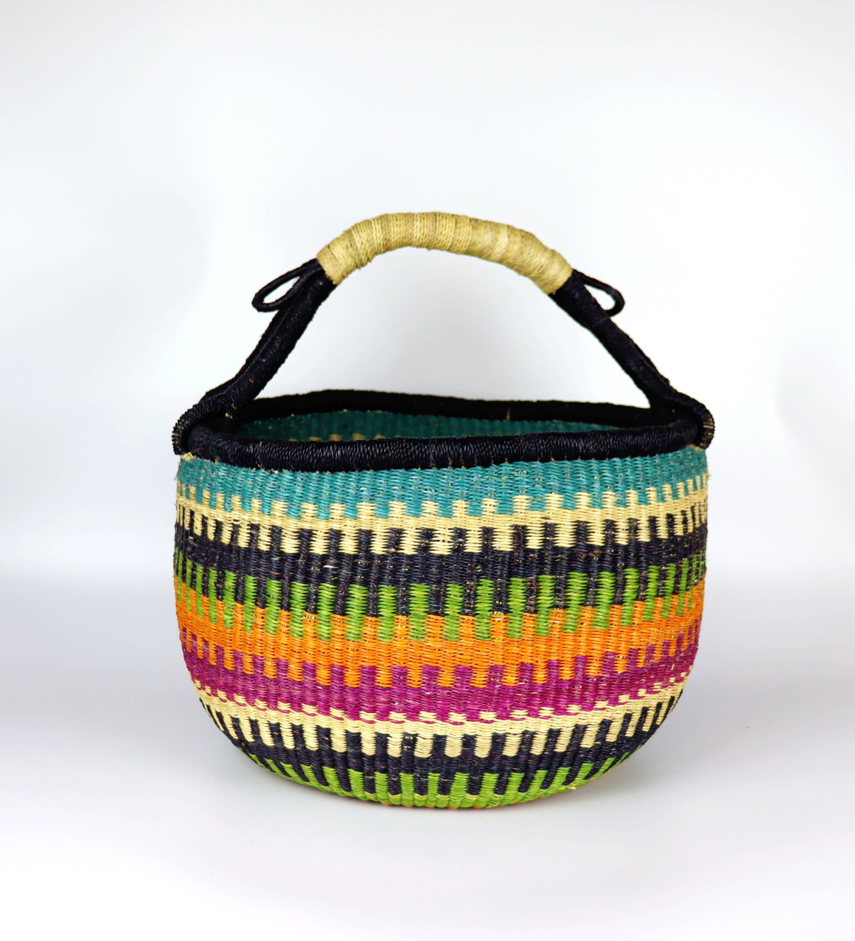 The Bam's Art Shop - Wholesale Basket - Large Round Bolga Basket