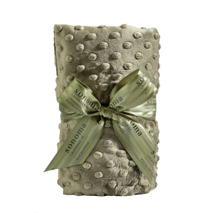Sonoma Lavender - Wholesale Hot/Cold Compress - Heat Wrap 26" - Eucalyptus Green Dot