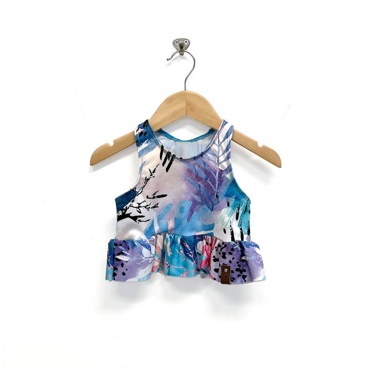 Abby Peplum Swim Top - Breezy for wholesale by MINI Street