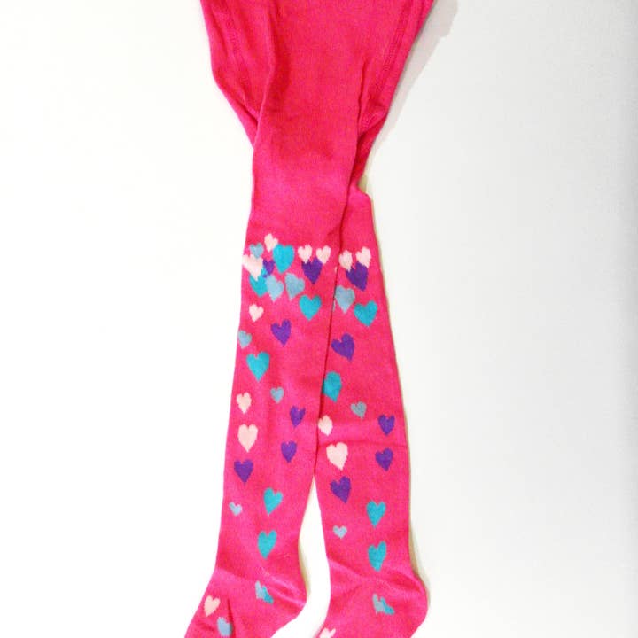 Heißrosa Herz-Strumpfhosen für den Großhandel von Wenchoice