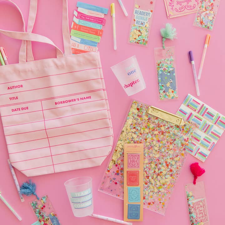 Jollity & Co. + Daydream Society – Engroshandel Bogmærke – Bogklub Kærlighedshistorie Konfetti Bogmærke1