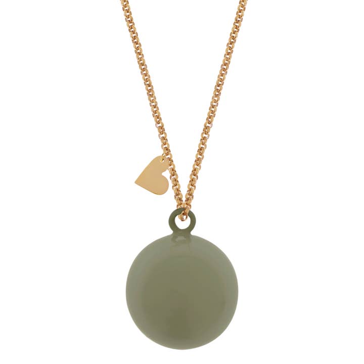 Proud MaMa - Wholesale Pendant/Charm Necklace - ID-595
Bola pregnancy necklace
Feline grey/mint ∅ 20 mm1