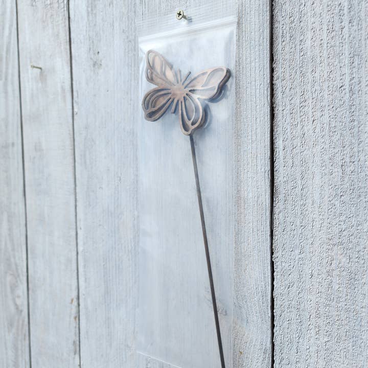 Rustic Metalz - Wholesale Garden/Lawn Stake - Springfly - Luxury Steel Metal Copper Patina Planter Stake8