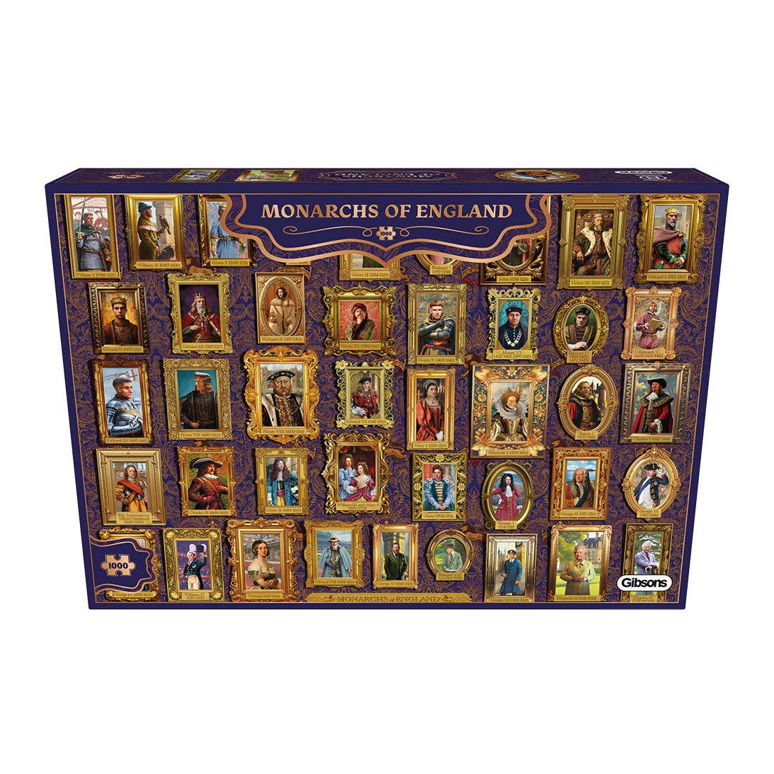 Gibsons Games Ltd – wholesale Puzzle – Adult – Monarchs of England 1000 Piece Jigsaw Puzzle6