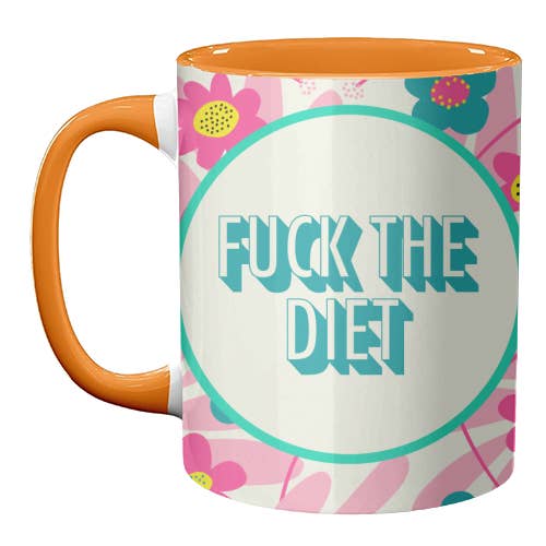 Mugs 'Fuck the diet funny giftware' for wholesale by ART WOW