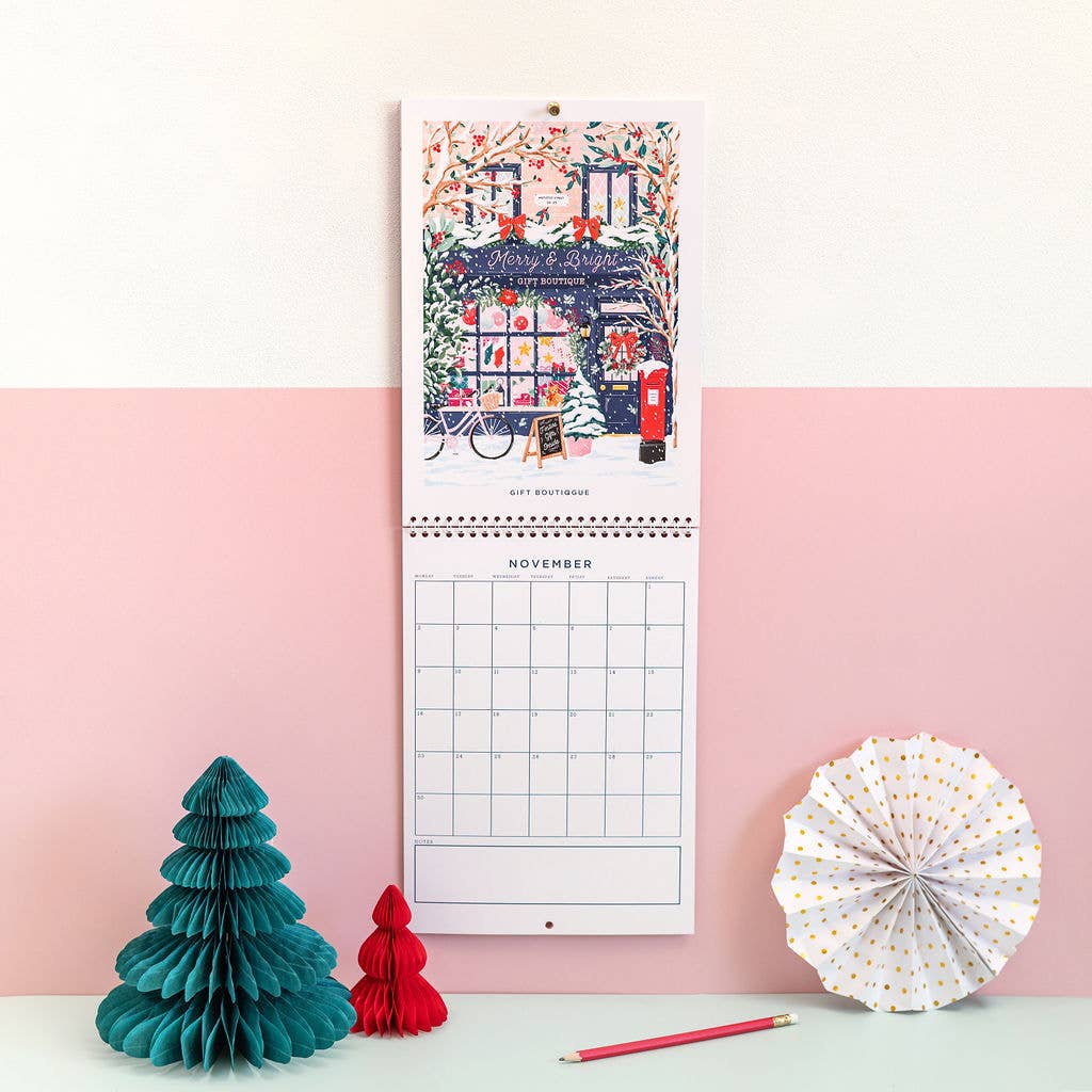 Simply, Katy - Wholesale Calendar - 2026 Shopfront Scenes Calendar  8