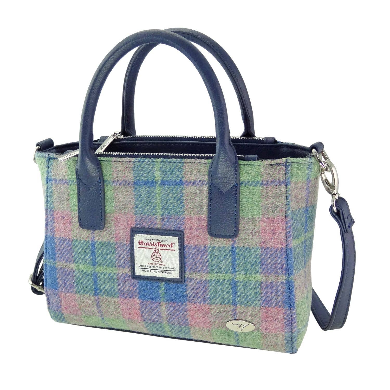 Glen Appin Of Scotland - Wholesale Tote Bag - Women's - LB1228 Harris Tweed 'Brora' Small Tote30