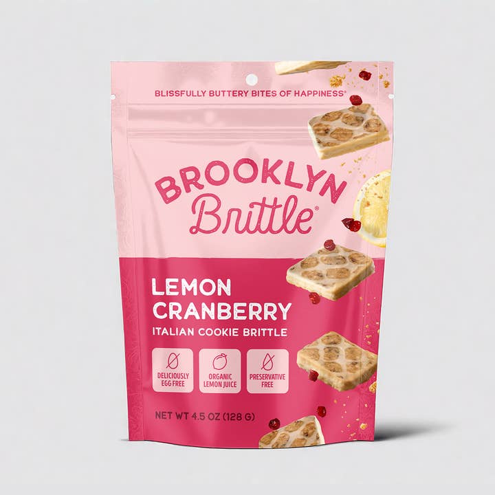 Lemon Cranberry Italian Cookie Brittle - Pouch Bag and other Purchase Wholesale ellis brooklyn. Free Returns & Net 60 Terms on Faire trending on Faire.