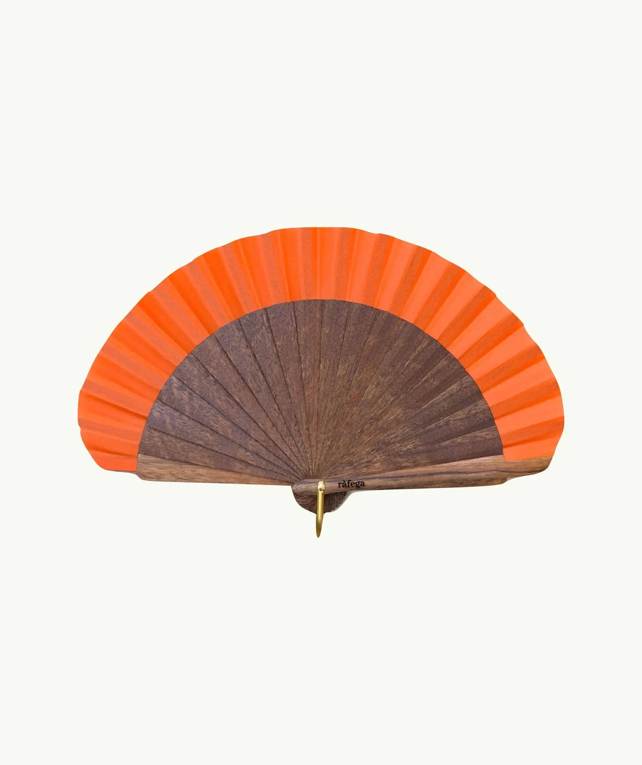 ràfega abanicos - Wholesale Handheld Folding Fan - Abanico Petitó Naranja5