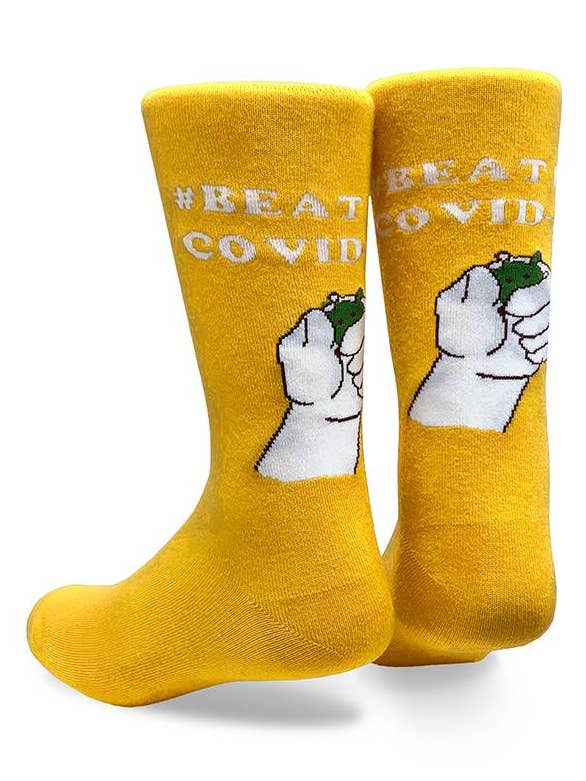 Saluting All Our Frontliners Socks : Beat it ! pour la vente par TrendyLake