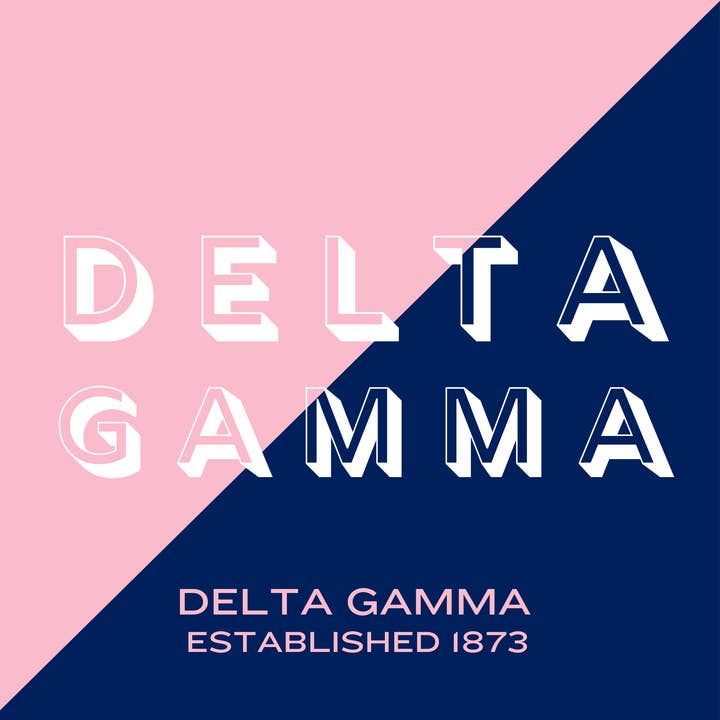 Acrylic Tray - Sorority Collection - DELTA GAMMA - DUO for wholesale by Thomas and Lee Company