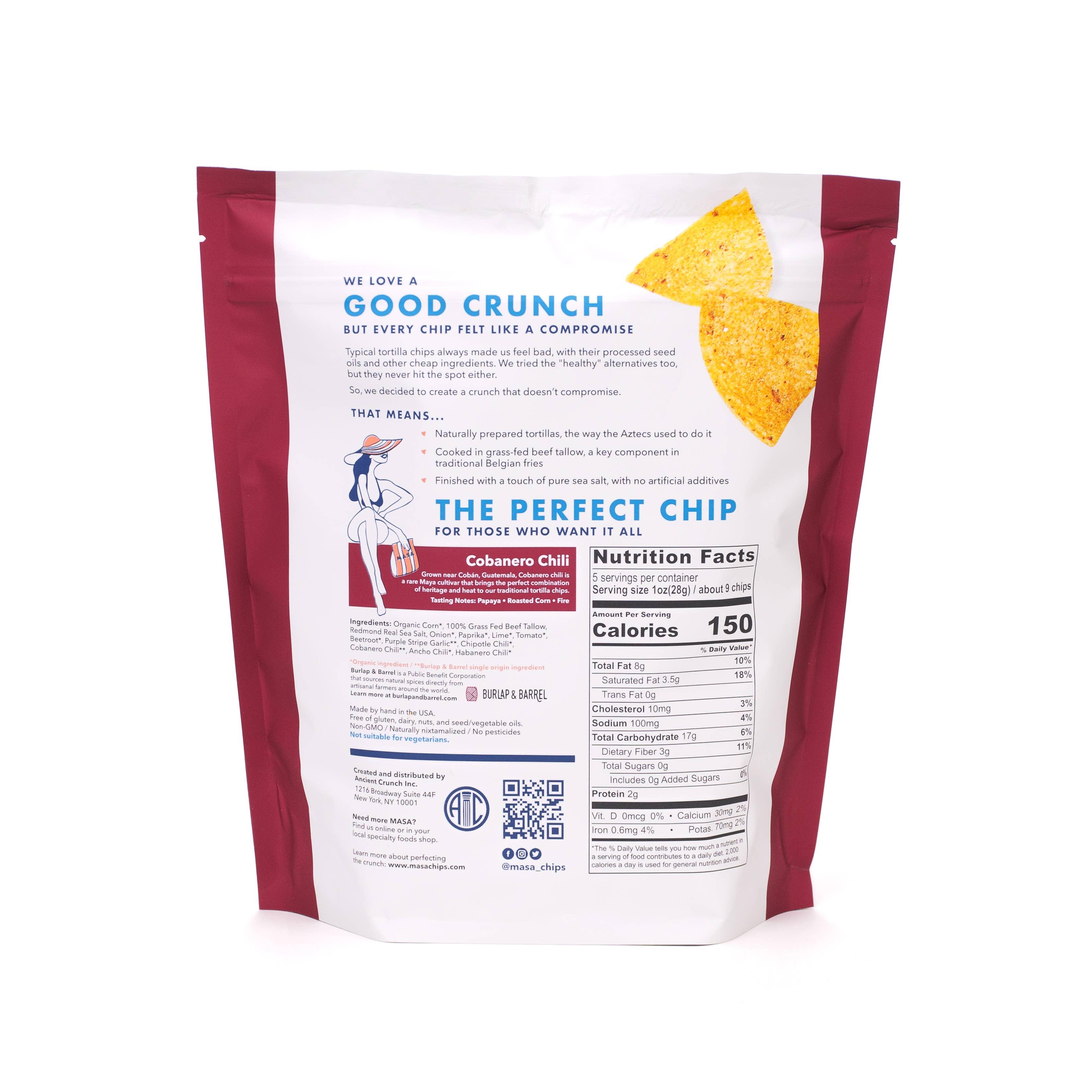 Ancient Crunch - Wholesale Chips - MASA Traditional Tortilla Chips (Sample Only)6
