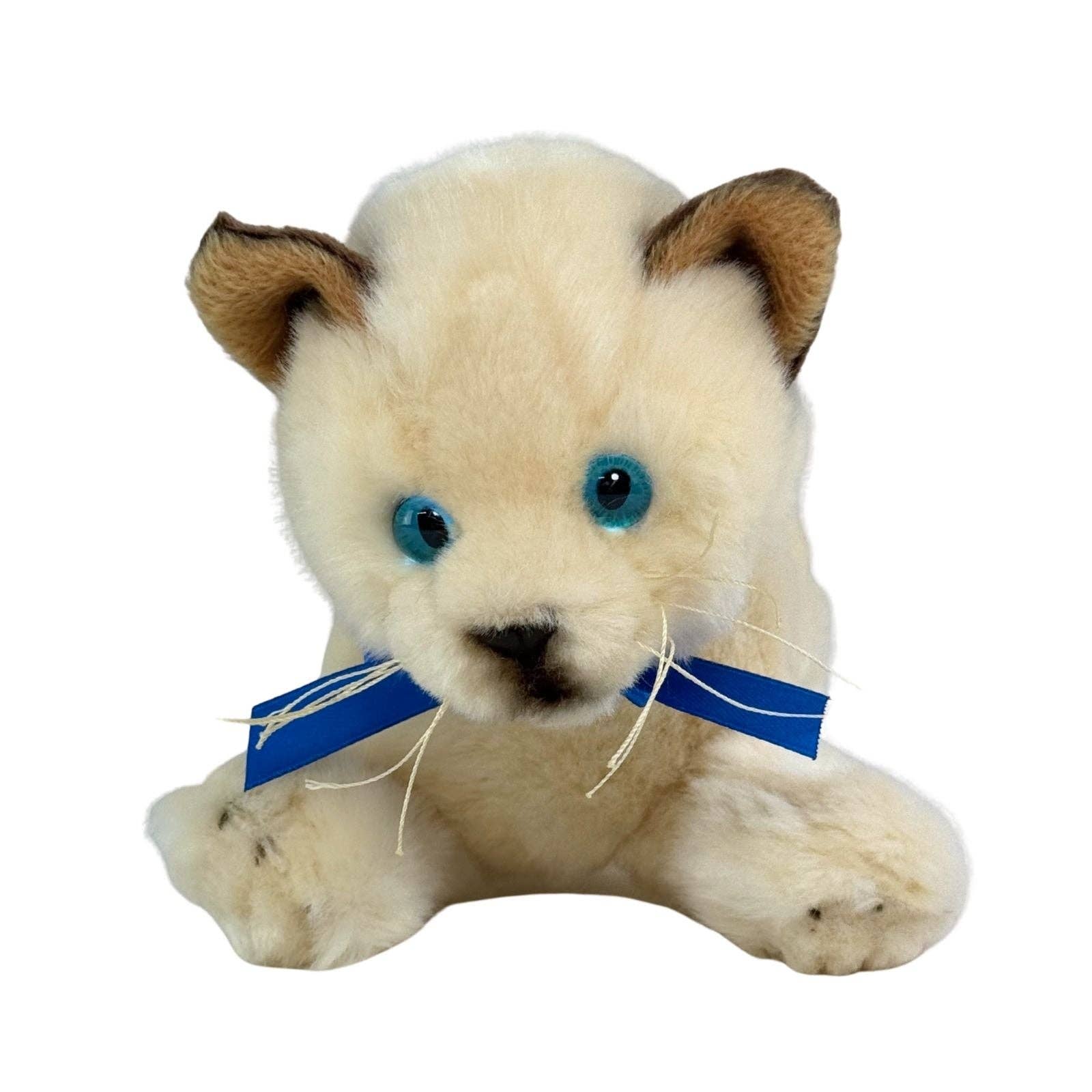 Bocchetta Plush Toys - Wholesale Stuffed/Plush Toy - Kids & Baby - Bamboo - Kitten Siamese - 22cm floppy0