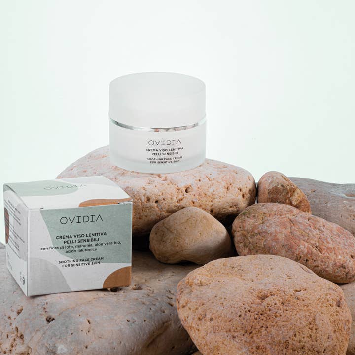 CREMA FACIAL CALMANTE PARA PIELES SENSIBLES para venta al por mayor de Ovidia