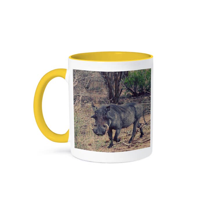 3dRose - Wholesale Coffee Mug - 3dRose, A Photo of a Dark Warthog Soft Filter Wildlife Photography, Mug