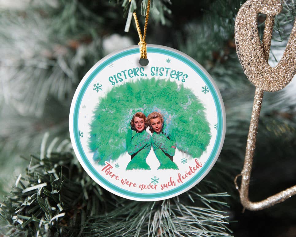 TMLECOM LTD – wholesale Ornament – Haynes Sisters Christmas Ornament, White Christmas Ornament