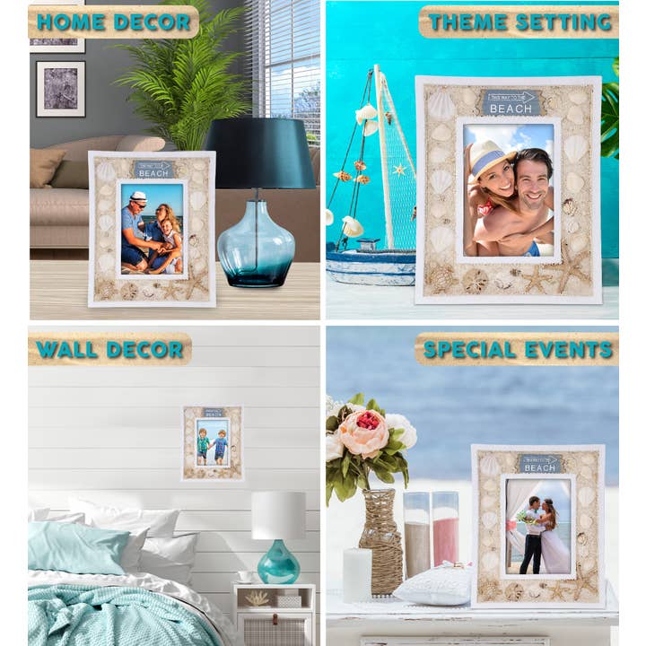 Cota Global - Wholesale Picture frame - Nautical - Oceanic Sea Turtle Photo Box Frame 5X72