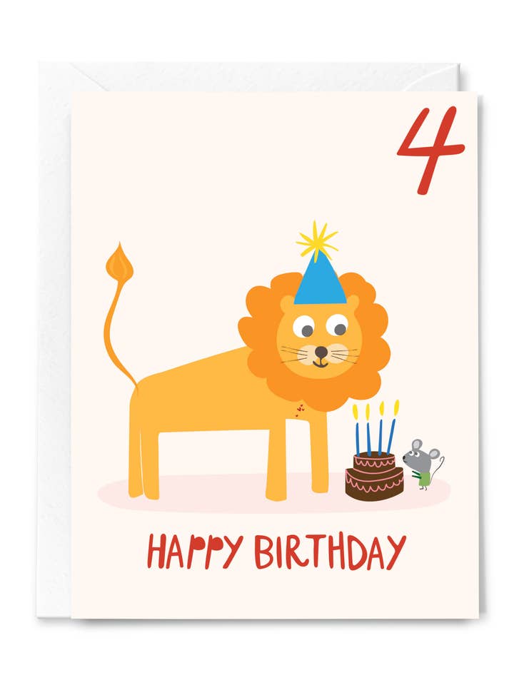 Tillykke med fødselsdagen Fire år gammel for engroshandel hos Happy Just Happy