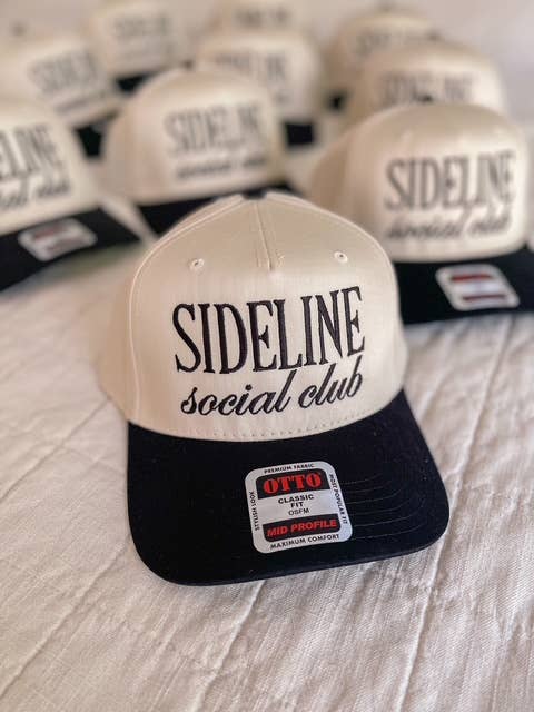 Ginger And Thread - Wholesale Trucker hat – Women’s - Sideline Social Club Embroidered Baseball Hat for Sports Mom5