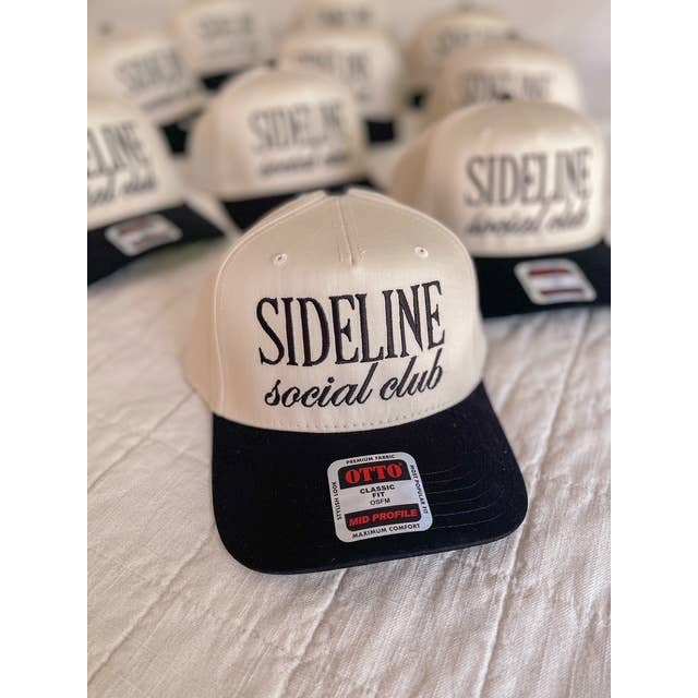 Ginger And Thread - Wholesale Trucker hat – Women’s - Sideline Social Club Embroidered Baseball Hat for Sports Mom5