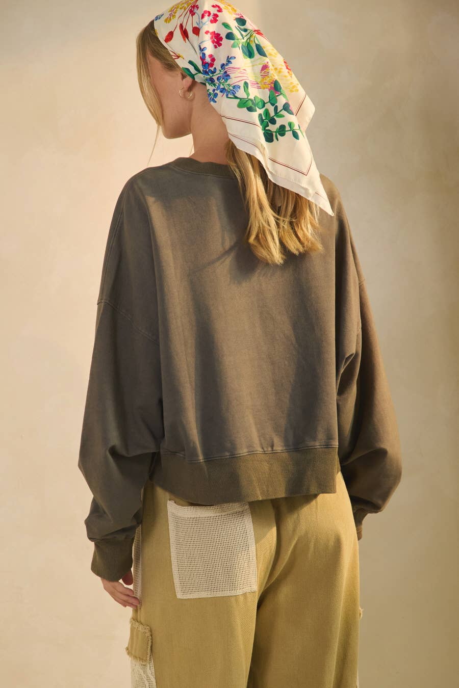 Oddi - Wholesale Pants - Women's - Plus Cargo-style Wide-leg Pants4