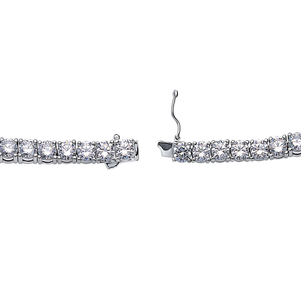 BERRICLE - Vente Collier maille et chaîne - Collier de tennis en argent sterling avec zircon cubique CZ BERRICLE1