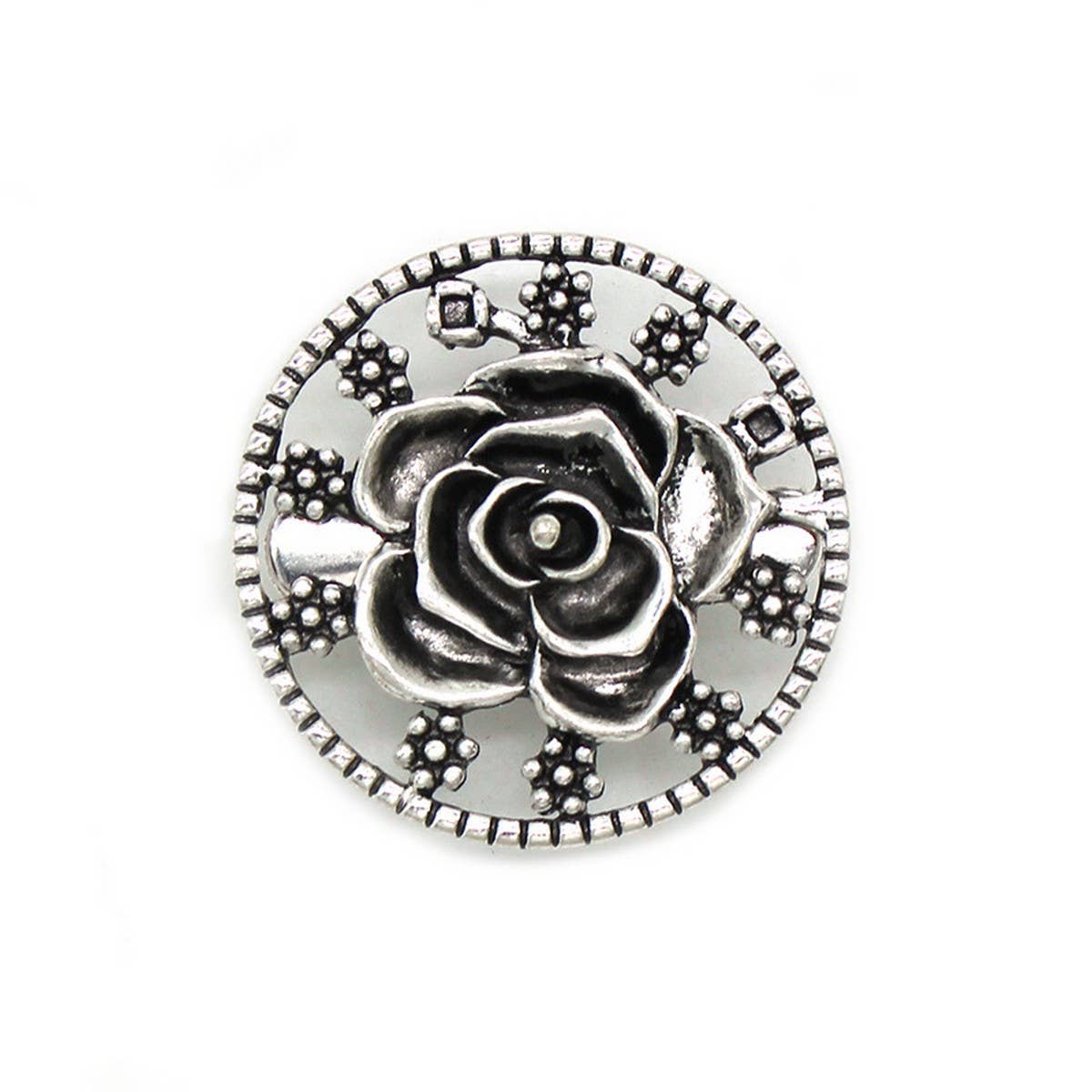 ACCITY - Wholesale Scarf Clip - Women's - NEW COLLAR CLIP RETRO FLOWER CARDIGAN SHAWL CLIP_CWMM22036