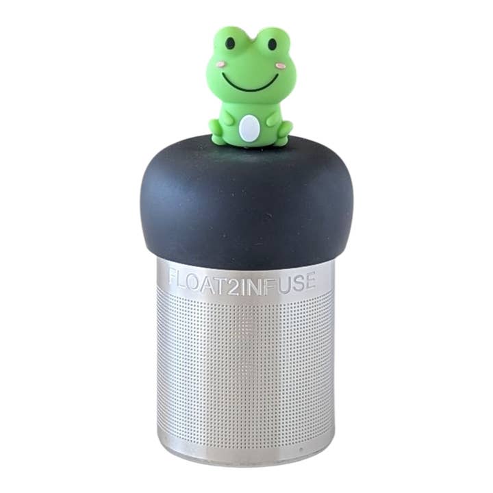 Zwevende Kikker Thee-ei I Grijze Basis voor wholesale door Float2infuse Tea Infuser