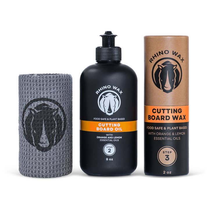 Cutting Board Essentials Kit for wholesale by Rhino Wax