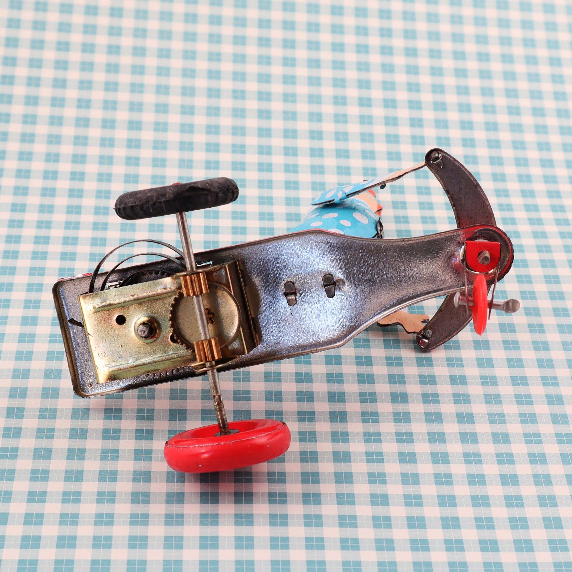 Tribal Trade GmbH - Vente Figurine décorative - Clown en jouet en tôle sur scooter trottinette en tôle8