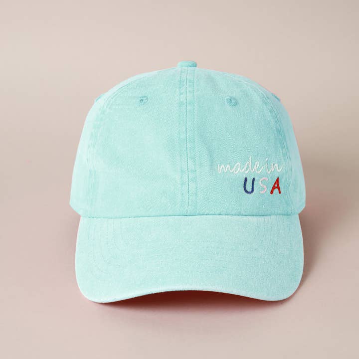 Fashion City – wholesale Baseball cap – Women's – Made in USA Embroidered Cotton Baseball Cap