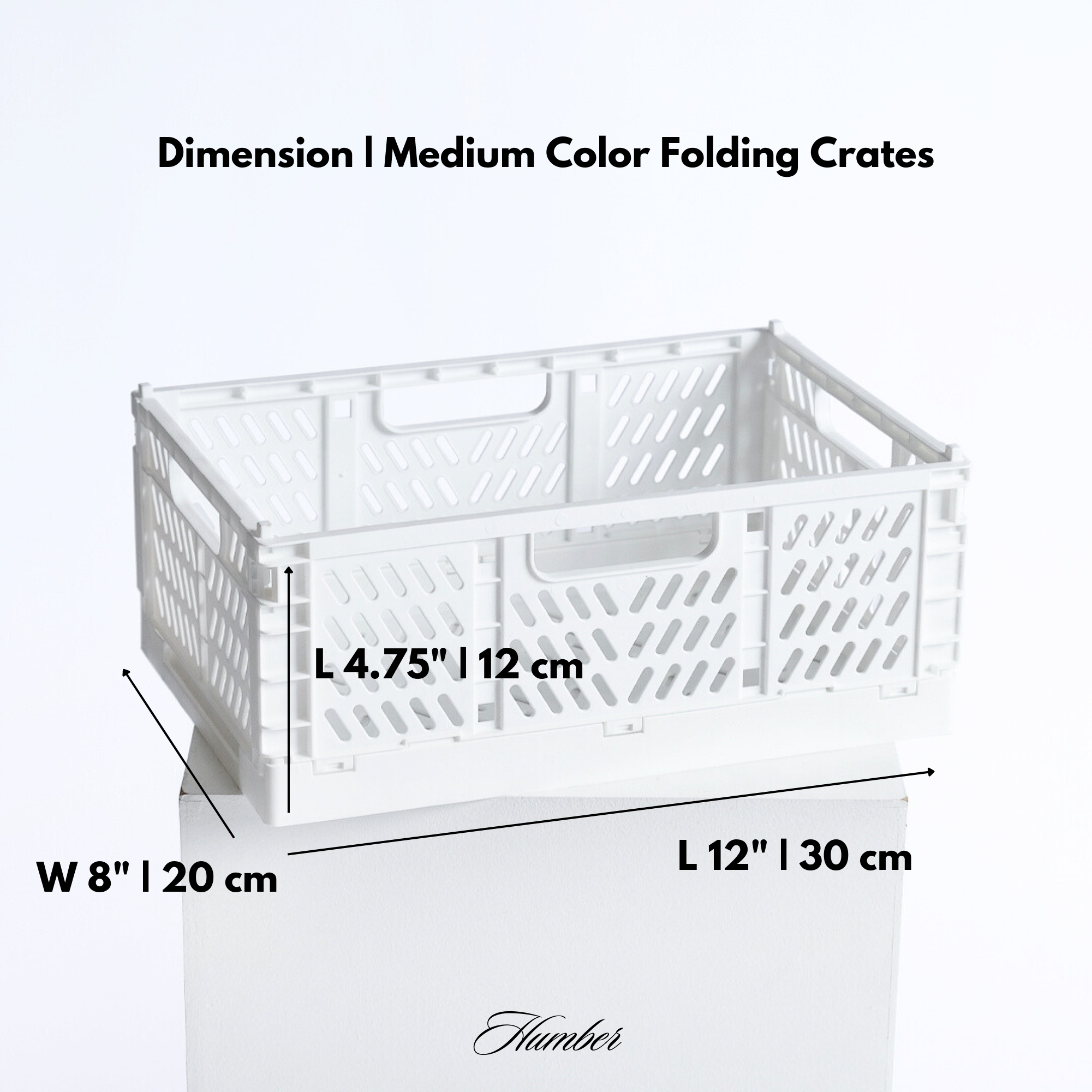 Humber - Wholesale Storage Bin - STARTER PACK | Color Storage Crate, Assorted Sizes & Colors5