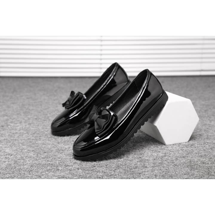 Top Staka - Wholesale Loafers - Women's - 2205 Women's Black loafer with lace- perfect for school 2