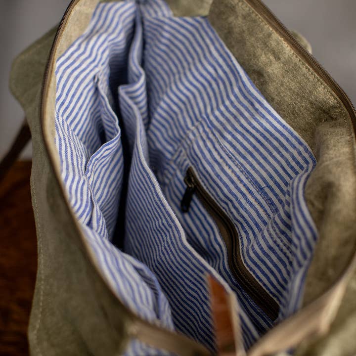 TAKENYA - Wholesale Tote Bag - Women's - Masterpiece Recycled Canvas Handbag8