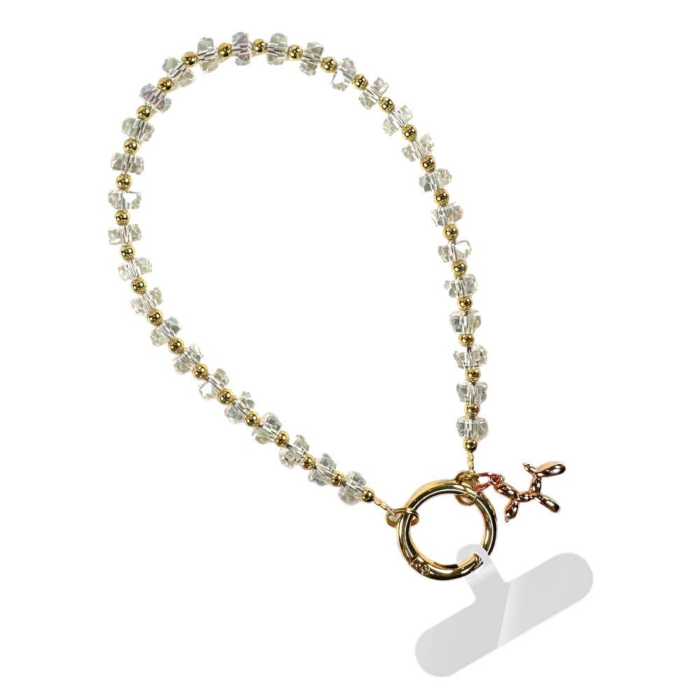 Save The Girls - Wholesale Wristlet - Clip & Go Beaded Wristlet - Bedazzled Collection2