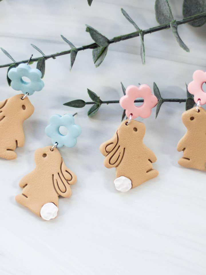 Flower Power Bunny Dingler for engroshandel hos EJ Clay Co