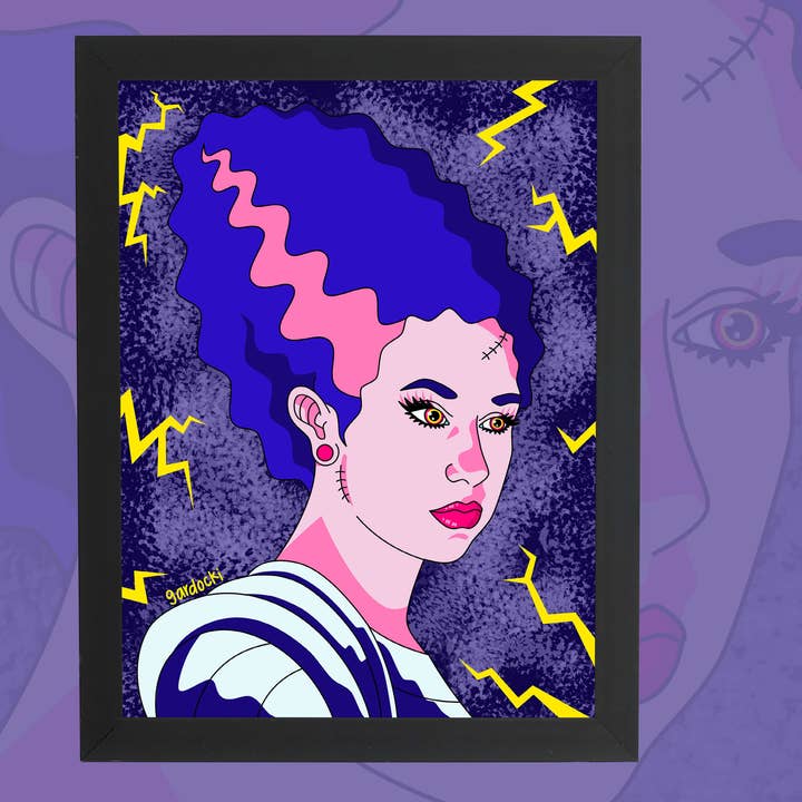 The Bride Art Print for wholesale by Brianna Gardocki Art