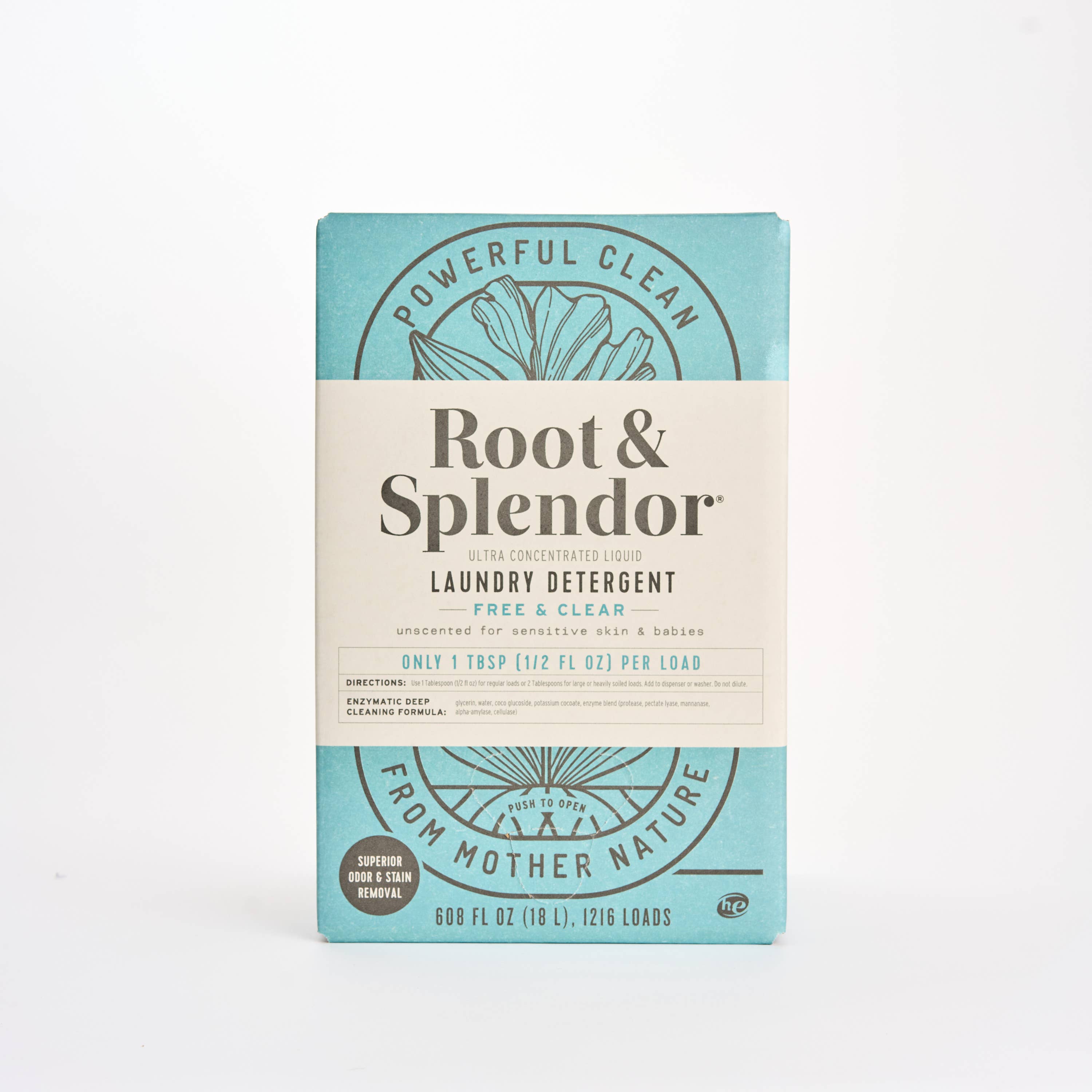 Root and Splendor - Wholesale Liquid Laundry Detergent - Bulk Laundry Detergent 18