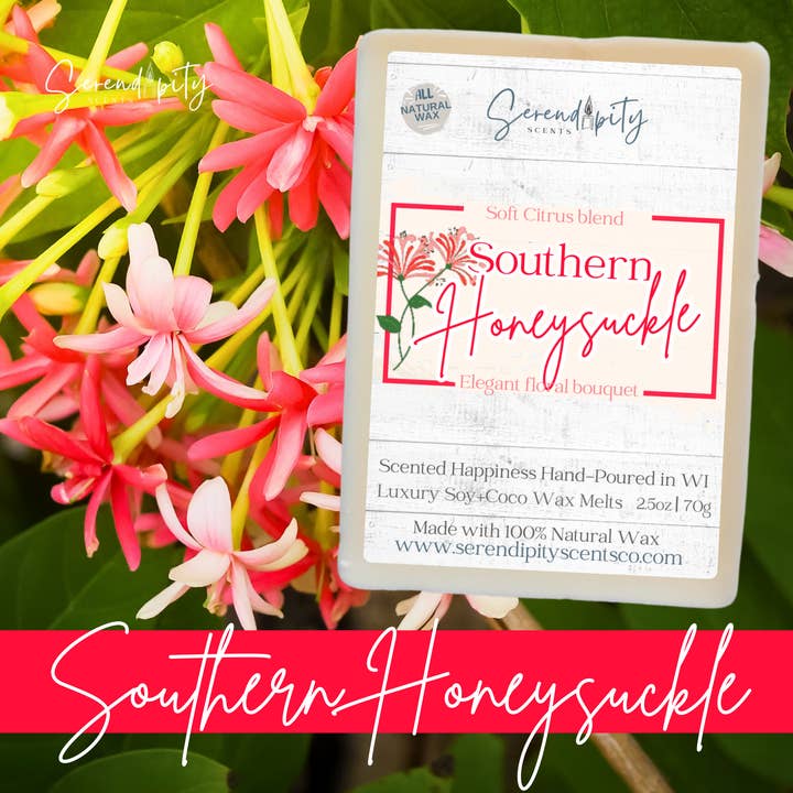 Southern Honeysuckle (All Natural Wax) Home Fragrance Bars for wholesale by Serendipity Scents Co.