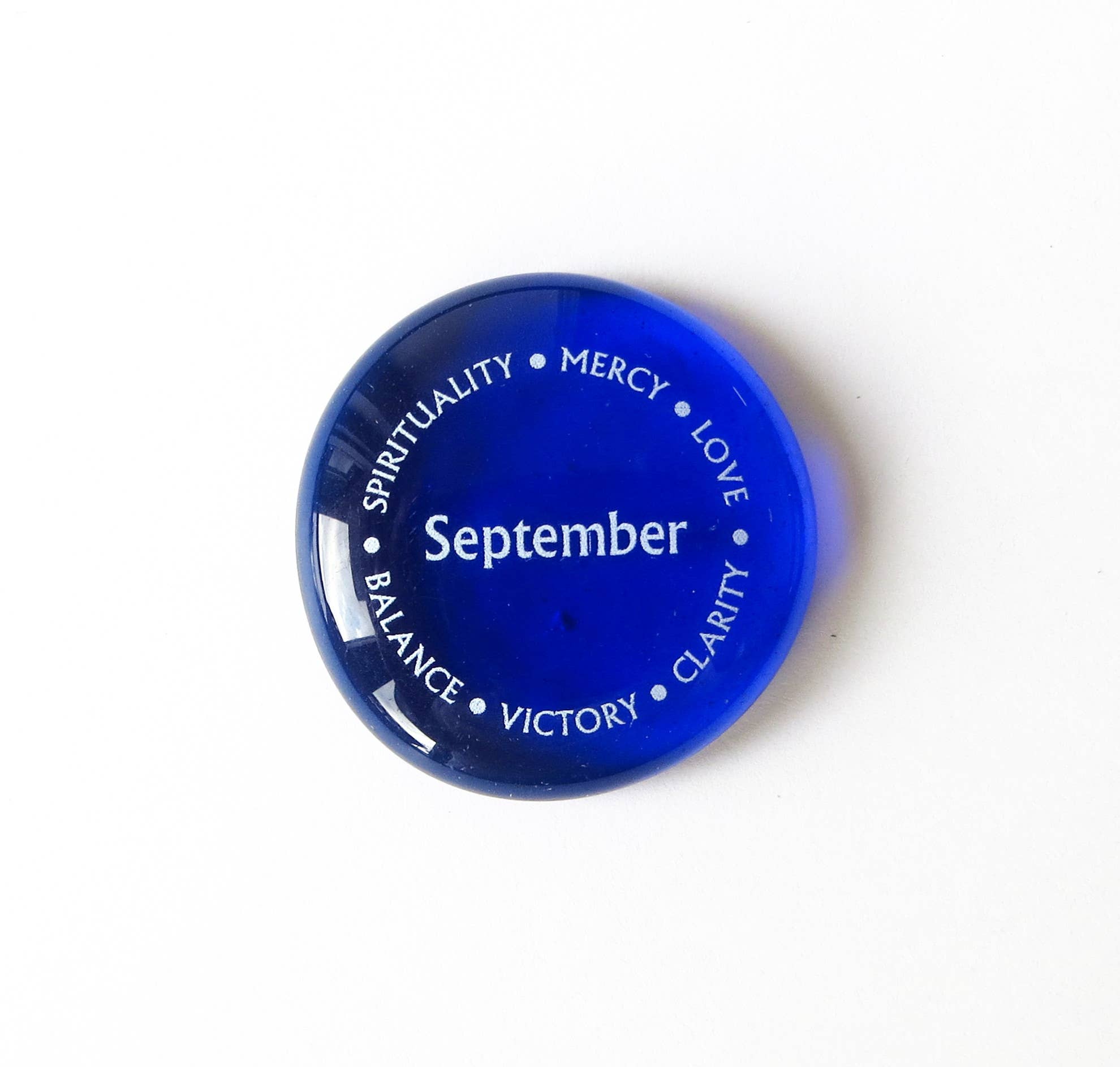 Lifeforce Glass, Inc. - Wholesale Keepsake Coin/Token - Imprinted Birthstone Assortment of Glass Rocks with Display5