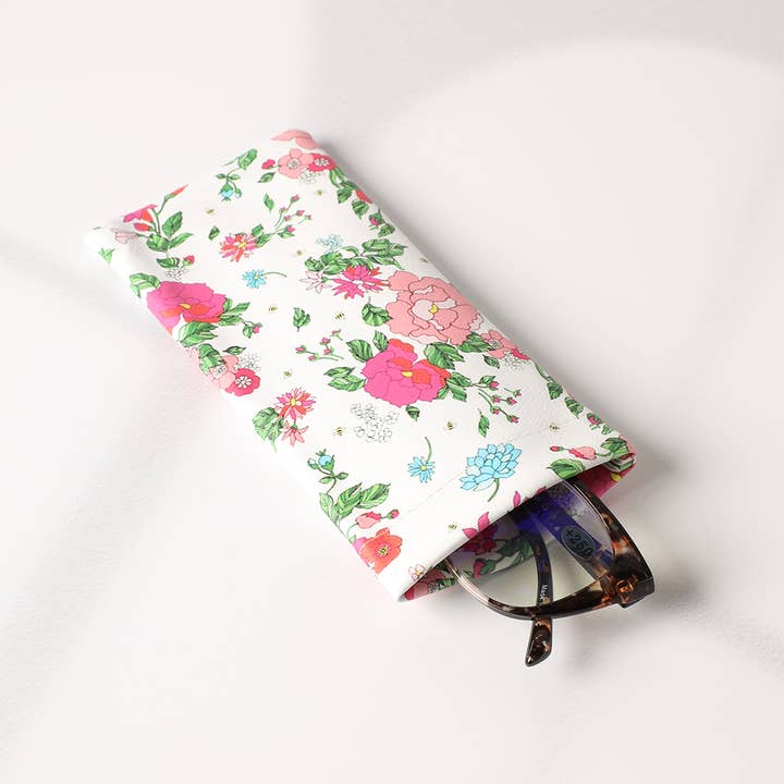 ASSORTED COLOR Floral Print Eyeglasses Sunglasses Pouch for wholesale on Faire